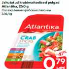 Allahindlus - Jahutatud krabimaitselised pulgad
Atlantika, 250 g
