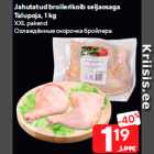 Allahindlus - Jahutatud broilerikoib seljaosaga
Talupoja, 1 kg

