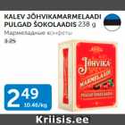 KALEV JÕHVIKAMARMELAADI PULGAD ŠOKOLAADIS 238 g