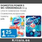 DOMESTOS POWER 5 WC-VÄRSKENDAJA 55 g