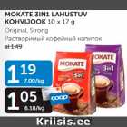 MOKATE 3IN1 LAHUSTUV KOHVIJOOK