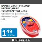 KAPTEN GRANT PRAETUD HEERINGAFILEE TOMATIKASTMES 270 g