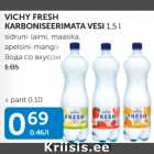 Allahindlus - VICHY FRESH KARBONISEERIMATA VESI 1,5 L