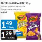 Allahindlus - TAFFEL MAISIPALLID 190 g