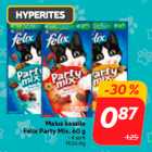 Магазин:Hüper Rimi,Скидка:Лакомство для кошки
Felix Party Mix, 60 г