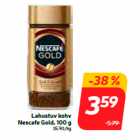 Магазин:Hüper Rimi, Rimi, Mini Rimi,Скидка:Быстрорастворимый кофе
Nescafe Gold, 100 г