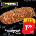 Магазин:Hüper Rimi,Скидка:Хлеб с семечками
Eesti Pagar, 480 г