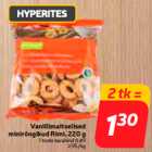 Vanillimaitselised
minirõngikud Rimi, 220 g
