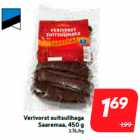 Allahindlus - Verivorst suitsulihaga
Saaremaa, 450 g