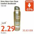 Allahindlus - Dove Men+Care Clean Comfort deodorant