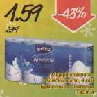 Majapidamispaber Grite Komforto, 4 rulli
