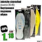 Jalatsite sisetallad

