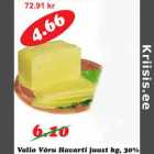 Valio Võru Havarsti juust kg, 30%