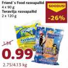 Магазин:Comarket,Скидка:Friend´s Food шарики, 4 х 90 г
Teravilja шарики 2 х 120 г