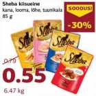 Allahindlus - Sheba kiisueine
kana, looma, lõhe, tuunikala
85 g