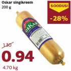 Allahindlus - Oskar singikreem
200 g