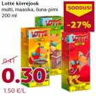 Магазин:Comarket,Скидка:Напиток с соломкой  Lotte 