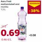 Allahindlus - Aura Fruit
maitsestatud vesi