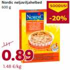 Allahindlus - Nordic neljaviljahelbed
600 g