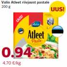 Allahindlus - Valio Atleet riivjuust pastale
200 g