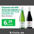 Hispaania vein KPN
Torres San Valentin 0,75 L