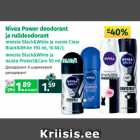 Allahindlus - Nivea Power deodorant
ja rulldeodorant 