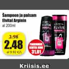 Allahindlus - Šampoon ja palsam Elvital Arginin