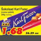 Allahindlus - Šokolaad Karl Fazer