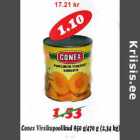 Половинки персиков Conex 850 г / 470 г