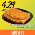 Магазин:Säästumarket,Скидка:Медовое пирожное