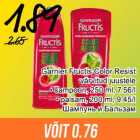 Allahindlus - Garnier Fructis Color Resist
värvitud juustele