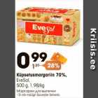 Allahindlus - Küpsetusmargariin 70%,
EveSol,
500 g