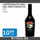 LIKÖÖR BAILEYS ORIGINAL IRISH CREAM