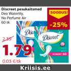 Discreet pesukaitsmed