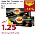 Lipton Earl Grey must tee