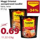 Allahindlus - Maggi Oriental
aasiapärased nuudlid