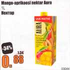 Mango-aprikoosi nektar Aura 1 l