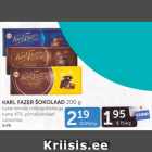 KARL FAZER ŠOKOLAAD 200 G