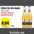 Allahindlus - Siider Fizz Dry Apple
4,5%, 0,33L