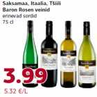 Saksamaa, Itaalia, Tšiili
Baron Rosen veinid