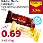 Allahindlus - Balbiino Classic
koorejäätis