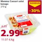 Магазин:Comarket,Скидка:Салат Цезарь с
курицей Mamma,
270 г