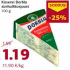 Käserei Dorblu
sinihallitusjuust
100 g
