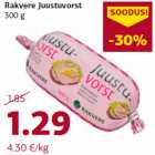 Rakvere Juustuvorst
300 g
