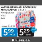 Allahindlus - VÄRSKA ORIGINAAL LOODUSLIK MINERAAÖVESI