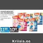 Mähkmed - HUGGIES MEGA BOY, GIRL PÜKSMÄHKMED