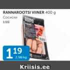 Allahindlus - RANNAROOTSI VIINER 400 G