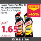 Harpic Power Plus Max 10
WC-puhastusvahend