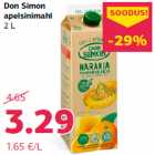 Апельсиновый сок Don Simon
2 л