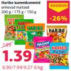 Haribo kummikommid